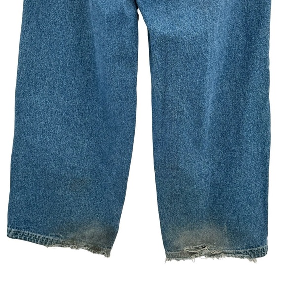 Rare Vintage 90s Macgear Jeans Skater Rave Hip Hop Wide Leg Baggy | 32” x 30” - Picture 9 of 13